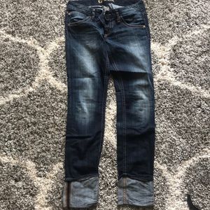 Express cuffed jeans